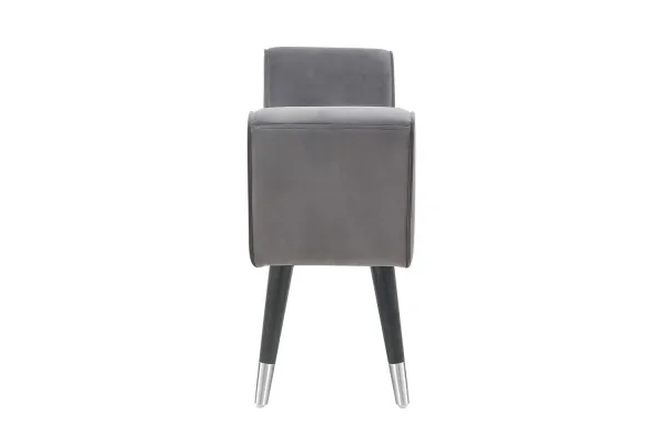 LuxD Dizajnová lavica Dafina 90 cm sivý zamat