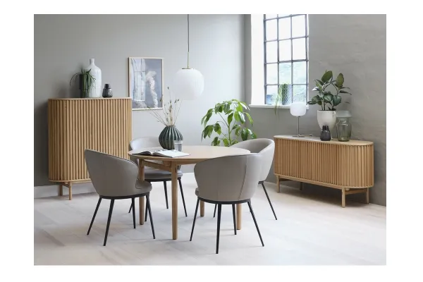 Furniria Dizajnová skrinka Wally 125 cm prírodný dub