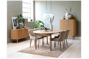 Furniria Dizajnová skrinka Wally 125 cm prírodný dub
