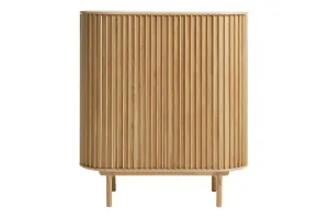 Furniria Dizajnová skrinka Wally 125 cm prírodný dub