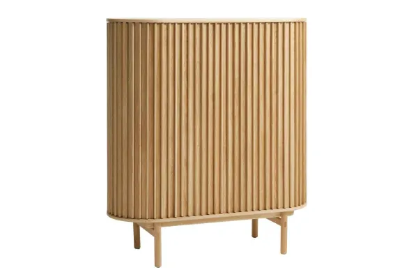 Furniria Dizajnová skrinka Wally 125 cm prírodný dub