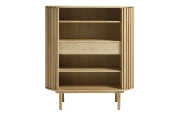 Furniria Dizajnová skrinka Wally 125 cm prírodný dub