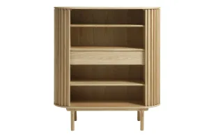 Furniria Dizajnová skrinka Wally 125 cm prírodný dub