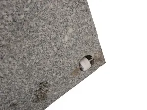 Stathera kamenný stojan na slnečník sivý, štvorcový