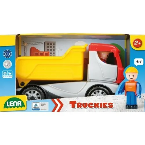 Lena Auto sklápač s figúrkou Truckies, 22 cm 