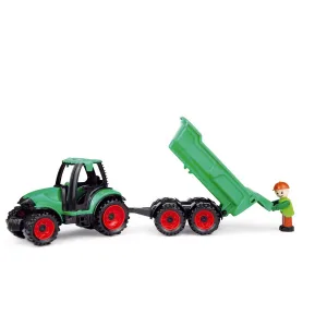 LENA - Auto Truckies traktor s vlečkou v krabici
