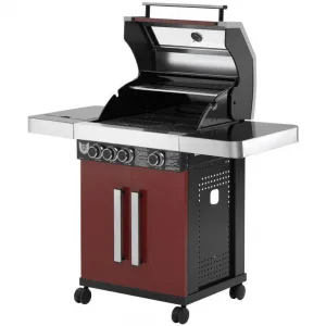 MAXXUS Plynový gril BBQ Chief 6.0, červená