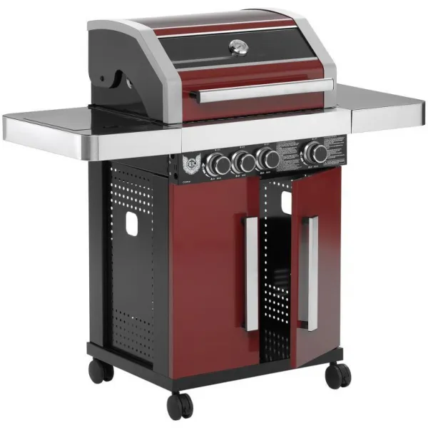 MAXXUS Plynový gril BBQ Chief 6.0, červená