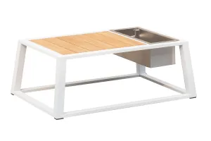 Higold Záhradná zostava HIGOLD - York Corner Lounge White/Black Olefin
