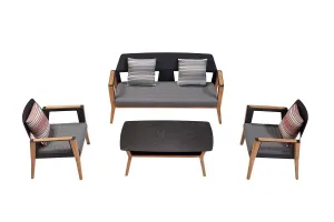 Higold Záhradná zostava HIGOLD - Sheldon Lounge Black Olefin