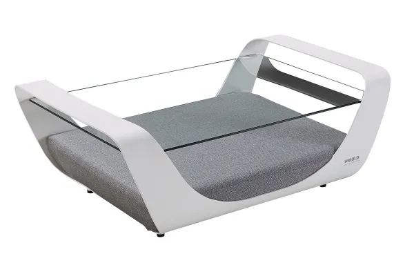 Higold Záhradná rohová zostava HIGOLD - Onda Corner Lounge Sunbrella White/Grey Quick dry foam