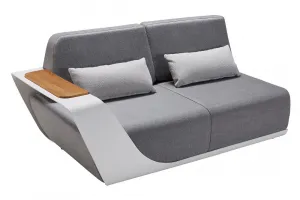 Higold Záhradná rohová zostava HIGOLD - Onda Corner Lounge Sunbrella White/Grey Quick dry foam