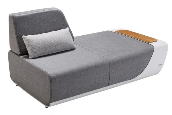 Higold Záhradná rohová zostava HIGOLD - Onda Corner Lounge Sunbrella White/Grey Quick dry foam