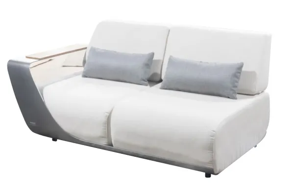 Higold Záhradná rohová zostava HIGOLD - Onda Corner Lounge Sunbrella Grey/White Quick dry foam