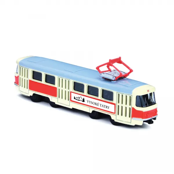 RAPPA - Kovová retro električka 16 cm VYSOKÉ TATRY