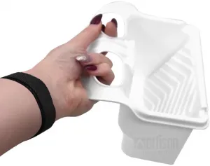ANZA HANDHELD PAINT CUP - Maliarska vanička biela