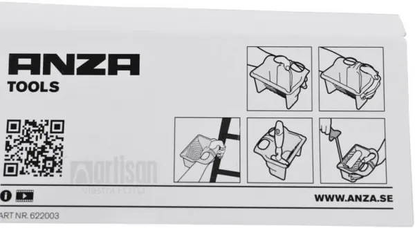ANZA HANDHELD PAINT CUP - Maliarska vanička biela