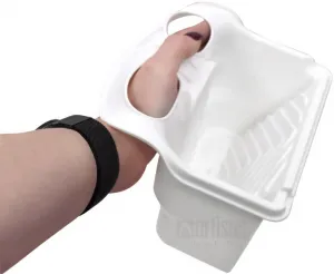 ANZA HANDHELD PAINT CUP - Maliarska vanička biela
