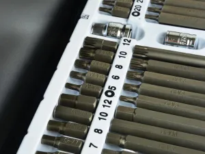 Geko Sada kľúčov HEX, TORX, SPLINE L, 40 kusov