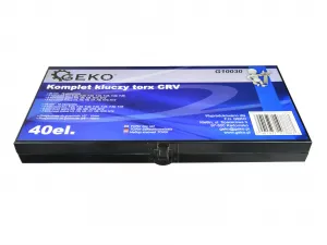 Geko Sada kľúčov HEX, TORX, SPLINE L, 40 kusov