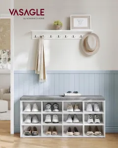 SONGMICS Botník Vasagle Endersen 104 cm biely