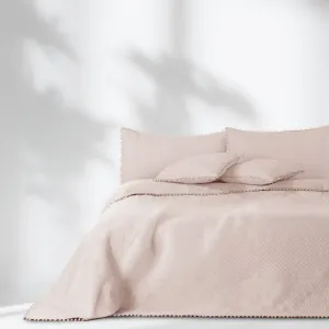 Prehoz na posteľ AmeliaHome Meadore púdrovo ružový, velikost 170x210