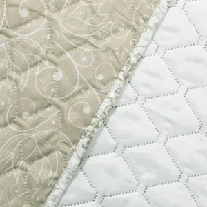 Obojstranný prehoz na posteľ DecoKing Alhambra béžový/biely, veľkosť 200x220