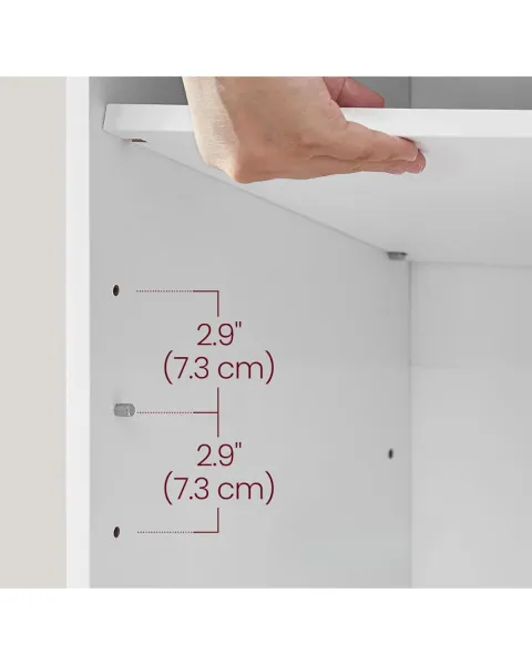 SONGMICS Botník Vasagle Endersen 104 cm biely