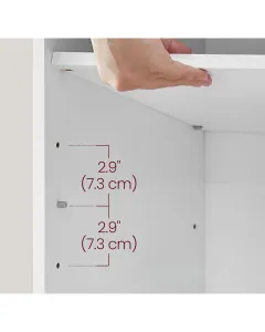 SONGMICS Botník Vasagle Endersen 104 cm biely