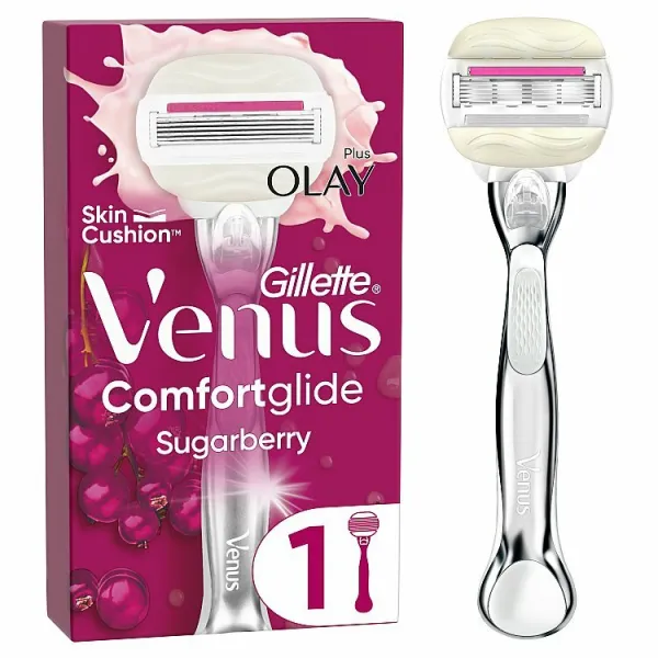 Gillette Venus ComfortGlide Sugarberry holiaci strojček s vymeniteľnou hlavicou 1 ks