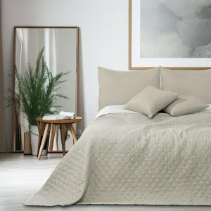 Obojstranný prehoz na posteľ DecoKing Alhambra béžový/biely, velikost 170x210