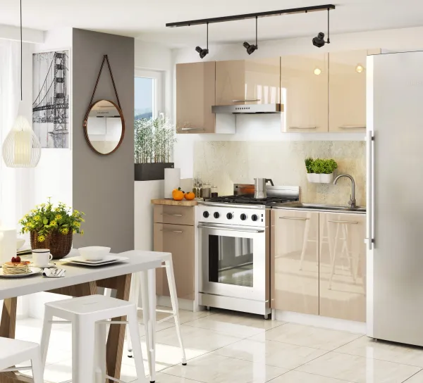 Ak furniture Kuchyňská skříňka Olivie S 60 cm 2D bílá/cappuccino