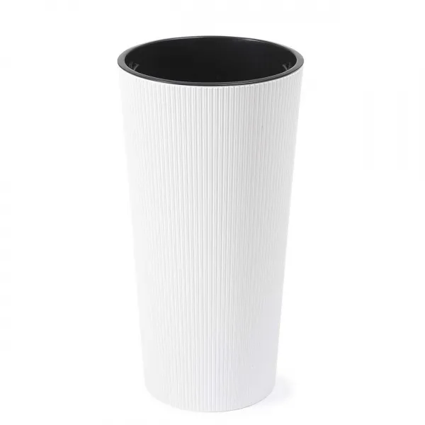 HowHomely Kvetináč URBANIKA ECO 46 cm biely