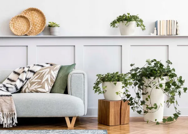 HowHomely Kvetináč URBANIKA ECO 46 cm biely