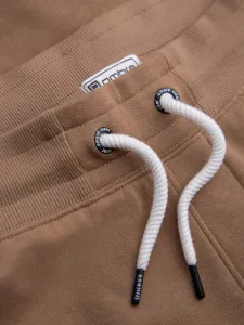 Pánske trendy tepláky hnedé