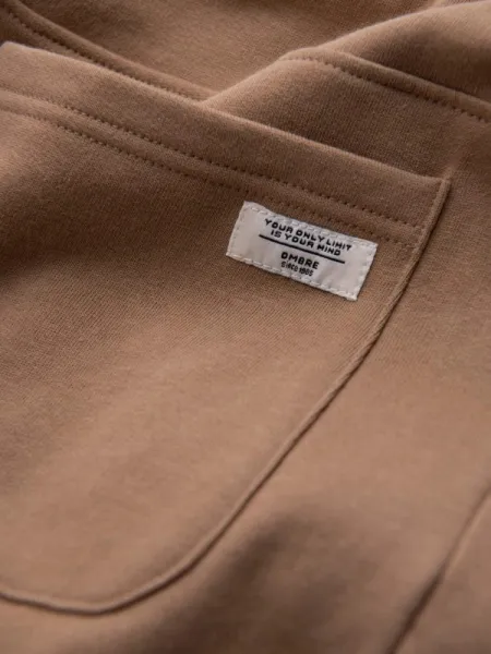 Pánske trendy tepláky hnedé