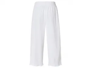 esmara® Dámske culotte nohavice (S (36/38), biela)