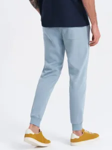 Pánske trendy tepláky svetlo modré