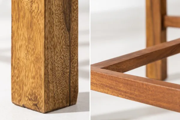 LuxD 21626 Dizajnová stolička Timber, sheesham