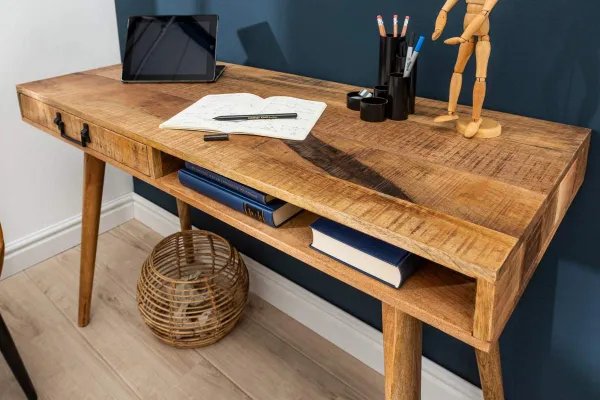 LuxD Písací stôl Nostalgic 120 cm mango