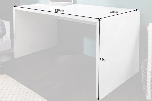 Písací stôl INO Dekorhome 120 cm