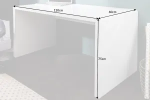 Písací stôl INO Dekorhome 120 cm