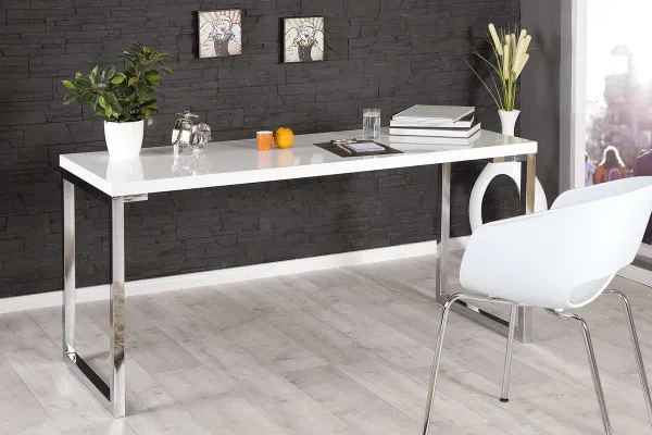 LuxD Písací stôl Office IV biely