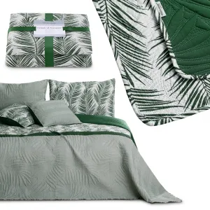 AmeliaHome Obojstranný prehoz Tropical 170x210 cm zelený, veľkosť 170x210