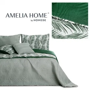 AmeliaHome Oboustranný prošívaný přehoz Bonaire 220x240 cm tropický, velikost 220x240