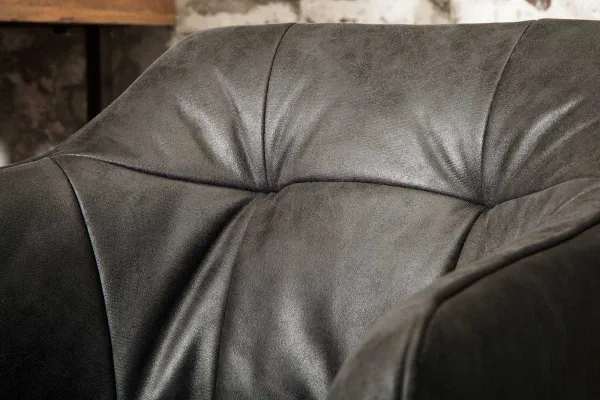 LuxD Dizajnová barová stolička Giuliana, antik sivá