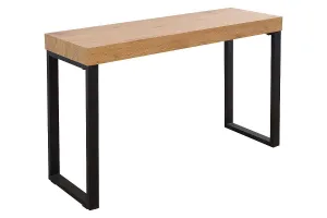 Písací stôl ASTERIOS Dekorhome Čierna / dub
