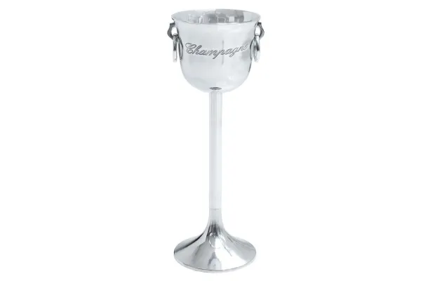 LuxD Dizajnový chladič šampanského Champagne 75 cm / strieborná