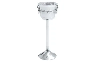 LuxD Dizajnový chladič šampanského Champagne 75 cm / strieborná