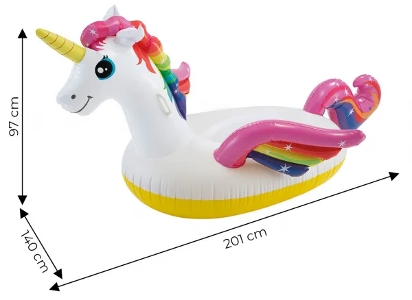 Nafukovací matrac Island unicorn 57561